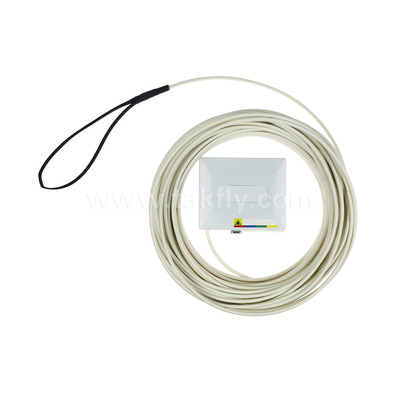 4 Cara Fiber Optic Pre Diminated Outlet Kit Kabel Drop Bulat FTTH Dengan Outlet Dinding