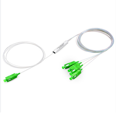 ITU-T G657A1 Fiber Optic Plc Splitter 1 × 4 Untuk Ftth