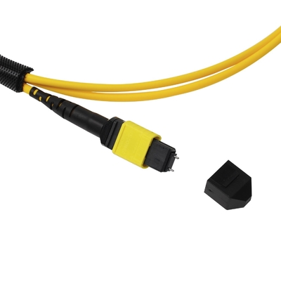 3.0mm Zirconia Keramik MPO MTP Konektor Kabel Serat Optik tahan panas
