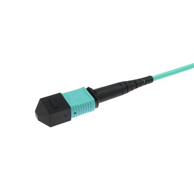 PVC/LSZH Multi Mode MPO MTP Kabel Serat Optik 20m Panjang dengan suhu operasi -20.C sampai 70.C