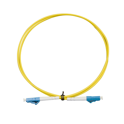 Jenis polishing Fiber Optic Patchcord Biru/Beige ≤0.3dB Kerugian Penempatan Diameter Serat 9/125um