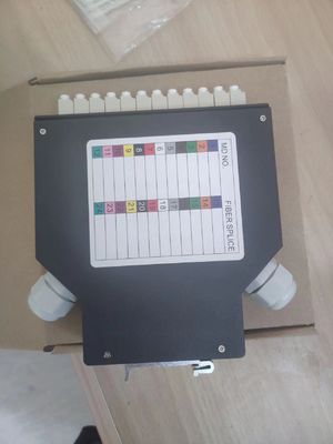 Terminal Box DIN Rail Mounted Aluminium LC/Sc Sx/Dx Fiber Optic untuk Telecom FTTX
