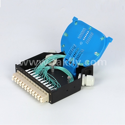 Aluminium DIN Rail Mounted LC/Sc Sx/Dx Fiber Optic Terminal Box dengan Instalasi Mudah