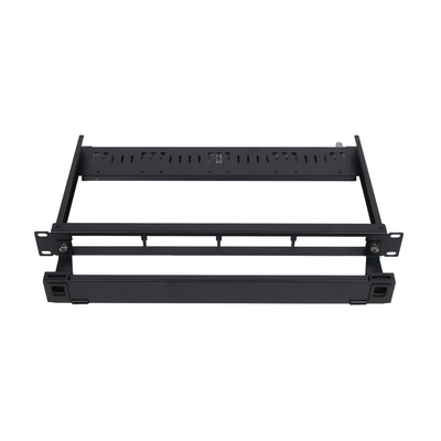 1U Rack Mount MPO-LC Cassette Adapter Panel dengan 96F Fiber Count Ukuran 430*338.5*43.6mm
