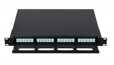 1U Rack Mount 96F MPO-LC MTP Patch Panel untuk Pusat Data