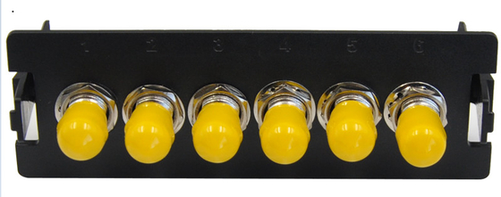 96F Panel adaptor kaset 1U Rack Mount MPO Patch Panel untuk Data Center Tinggi 1U