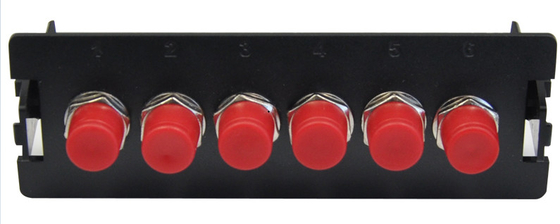 96F Panel adaptor kaset 1U Rack Mount MPO Patch Panel untuk Data Center Tinggi 1U