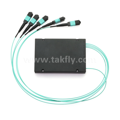 Kabel Serat Optik MPO/MTP SM/MM PLC Splitter 1x4 untuk Pusat Data FTTX