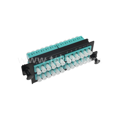 1U Rack Mount 24F MPO-LC MTP Patch Panel Densitas Tinggi 96F Untuk Data Center