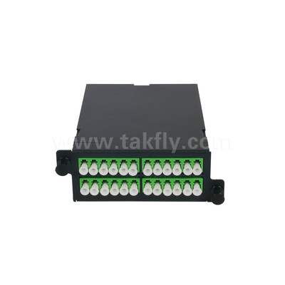 1U Rack Mount 24F MPO-LC MTP Patch Panel Densitas Tinggi 96F Untuk Data Center