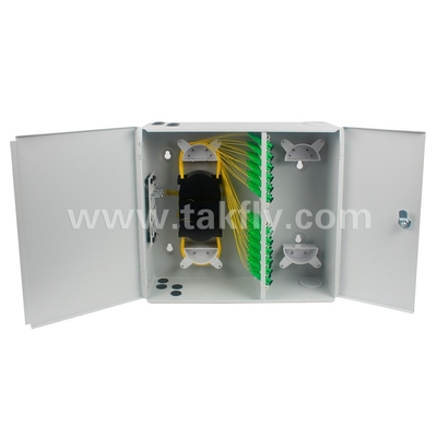 Kabinet Fiber Cross-Hanging Wall Indoor 96-Core yang dirancang untuk mesin OTDR