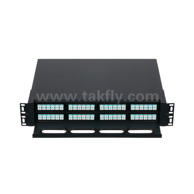 Fiber Optic MPO Cassette MTP Patch Panel yang dapat disesuaikan Tipe geser untuk pusat data FTTX