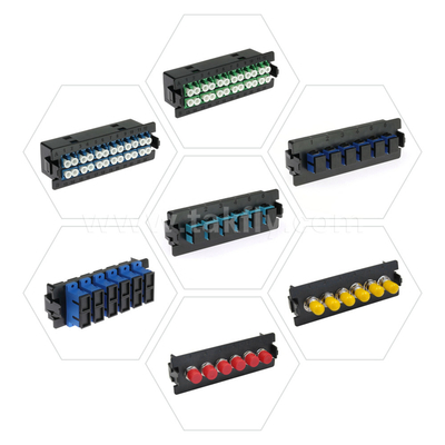 Fiber Optic MPO Cassette MTP Patch Panel yang dapat disesuaikan Tipe geser untuk pusat data FTTX