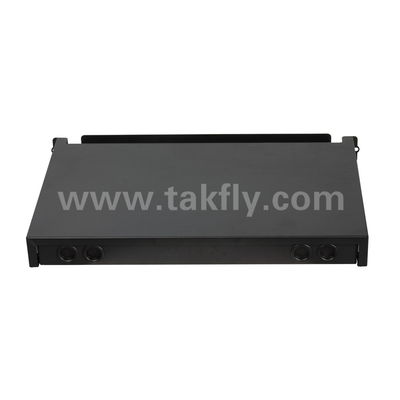 Fiber Optic MPO Cassette MTP Patch Panel yang dapat disesuaikan Tipe geser untuk pusat data FTTX