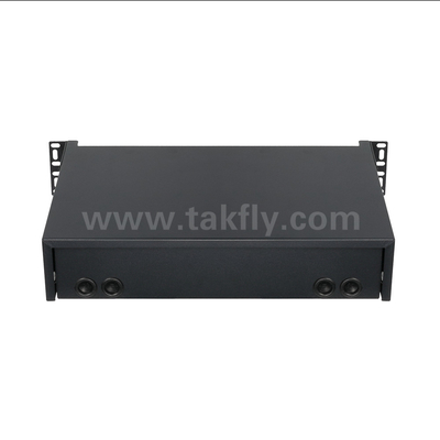 Fiber Optic MPO Cassette MTP Patch Panel yang dapat disesuaikan Tipe geser untuk pusat data FTTX