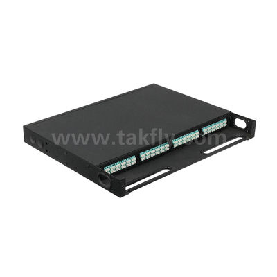 Kaset Manajemen Panel Patch MPO/MTP Serat Optik untuk Pusat Data FTTX Telecom