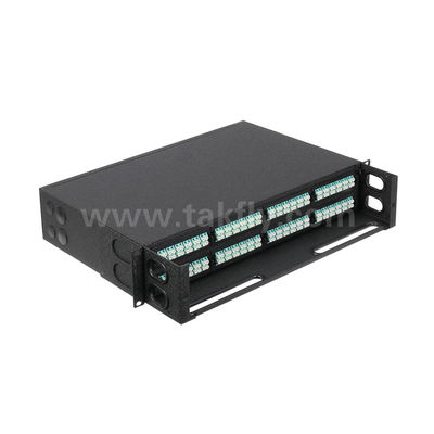 Kaset Manajemen Panel Patch MPO/MTP Serat Optik untuk Pusat Data FTTX Telecom