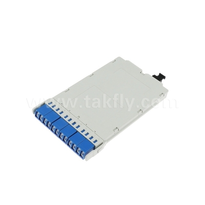 Fiber Optic MPO Cassette MTP Patch Panel 144 Core Super-High Density Untuk Pusat Data FTTX