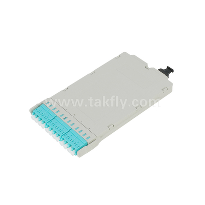 Fiber Optic MPO Cassette MTP Patch Panel 144 Core Super-High Density Untuk Pusat Data FTTX