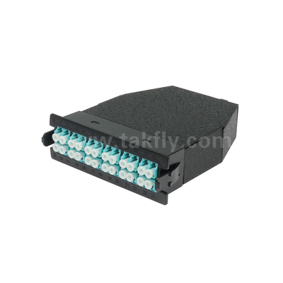 Fiber Optic MPO Cassette Module MPO/MTP-LC 12C/24C untuk Pusat Data FTTX
