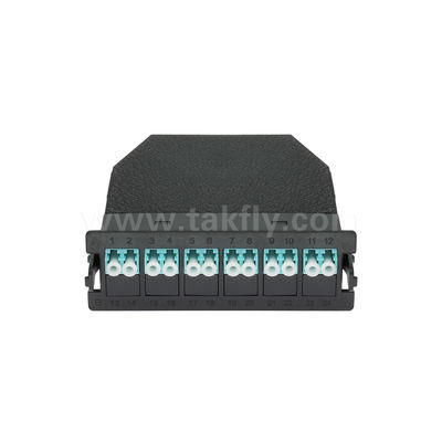 MPO Cassette Module MPO/MTP-LC 12C/24C Serat optik untuk Pusat Data FTTX
