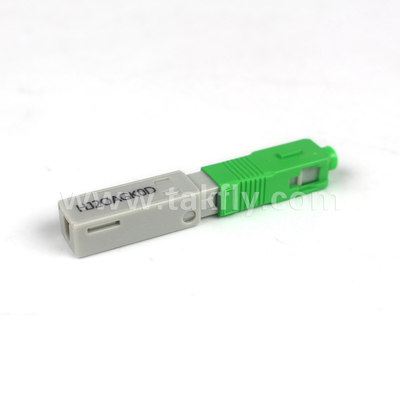 SC/APC Field Installable Fast Connector Embedded-APC untuk Mode Serat Plastik OM1 62.5/125μm