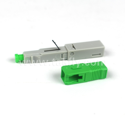 SC/APC Field Installable Fast Connector Embedded-APC untuk Mode Serat Plastik OM1 62.5/125μm