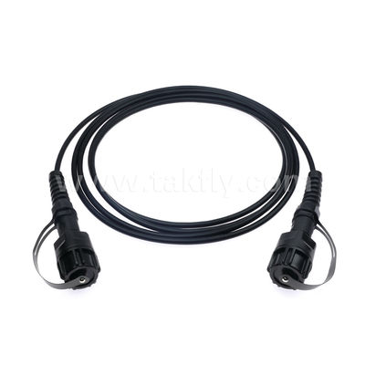 MPO/MTP Patch Cord Waterproof Trunk Cable ODVA-MPO/MTP SM/MM Jumper untuk Pusat Data FTTX