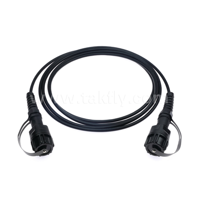 SM/MM MPO Patch Cord MTP Trunk Cable ODVA-MPO/MTP Waterproof Jumper untuk Pusat Data FTTX