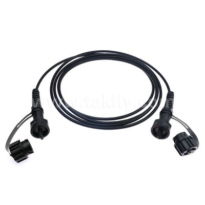 MPO/MTP Patch Cord Waterproof Trunk Cable ODVA-MPO/MTP SM/MM Jumper untuk Pusat Data FTTX