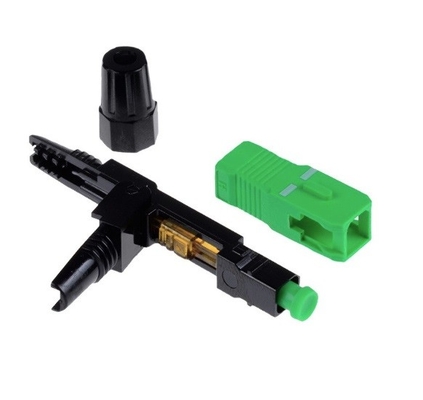 SC/APC Field Installable Fast Connector Termasuk Housing Body untuk Instalasi Mudah