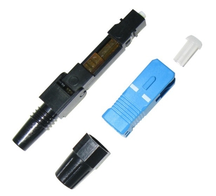 SC/APC Field Installable Fast Connector Termasuk Housing Body untuk Instalasi Mudah