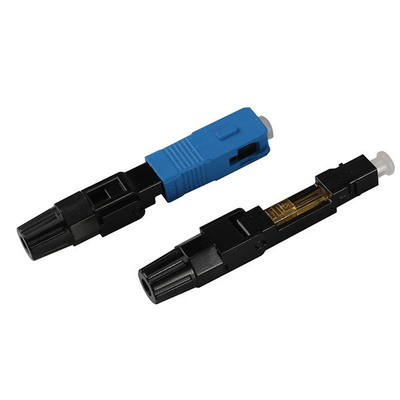 SC/APC Field Installable Fast Connector Termasuk Housing Body untuk Instalasi Mudah