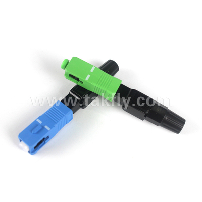 SC/APC Field Installable Fast Connector Termasuk Housing Body untuk Instalasi Mudah