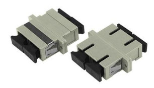 SC Fiber Optic Adapter untuk Jaringan SM dan MM Mode Storage Temperatur -40- 85C Kinerja