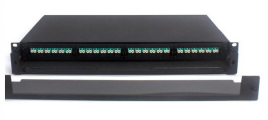 48/96 Core 1U MTP/MPO Patch Panel untuk Data Center yang dirancang sesuai dengan standar IEC60304