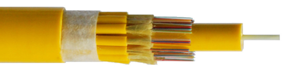 LSZH Sheath 2-144 Core Kabel Mini-Optik dengan Radius Lipat 20D/15D