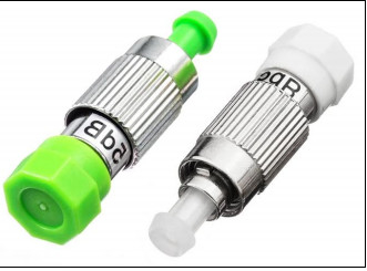 Metal tahan lama FC Pria-Wanita SM MM Fiber Optic Attenuator dengan Toleransi DB≤10dB ±0.5 DB≥10dB ±10%