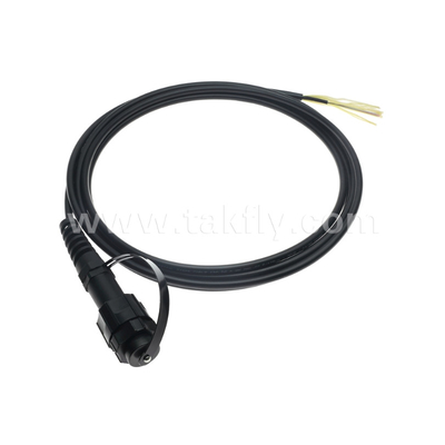 SM/MM MPO Pigtail Patch Cord MTP Trunk Cable ODVA-MPO/MTP Waterproof untuk Pusat Data FTTX