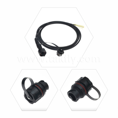 SM/MM MPO Pigtail Patch Cord MTP Trunk Cable ODVA-MPO/MTP Waterproof untuk Pusat Data FTTX