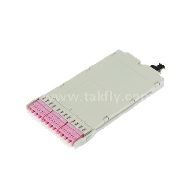 MPO/MTP Cassette Module Pre-terminated MPO/MTP-LC 12C Fiber Optic untuk Pusat Data FTTX