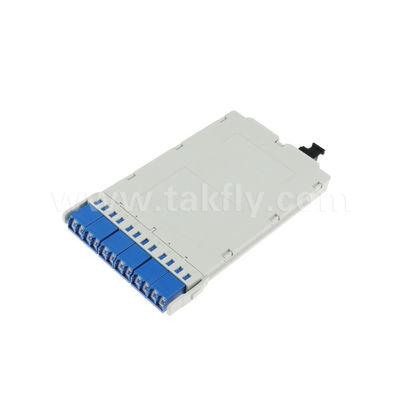 MPO/MTP Cassette Module Pre-terminated MPO/MTP-LC 12C Fiber Optic untuk Pusat Data FTTX