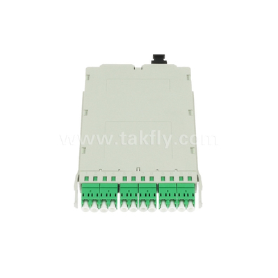 Fiber Optic MPO Cassette Module Pre-terminated MPO/MTP-LC 12C untuk Pusat Data FTTX