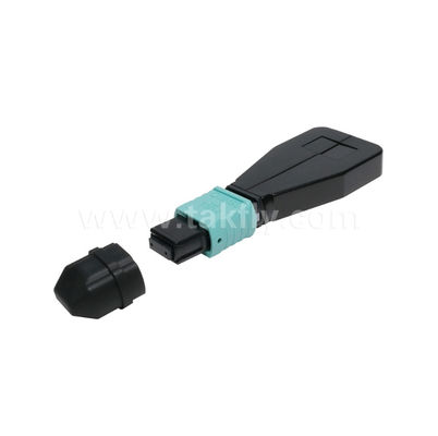 Konektor Loopback MPO/MTP Rakitan Kabel SM/MM Serat Optik untuk Pusat Data FTTX