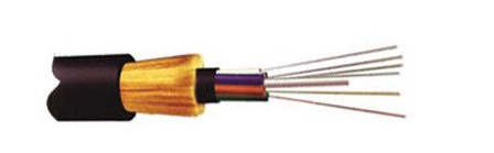 300m-24 Core ADSS Double Sheathed Kabel Opsi panjang yang dapat disesuaikan