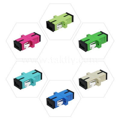 Adaptor Kabel Serat Optik Disesuaikan SC APC/UPC Simplex/Duplex untuk Pusat Data FTTH Multicore