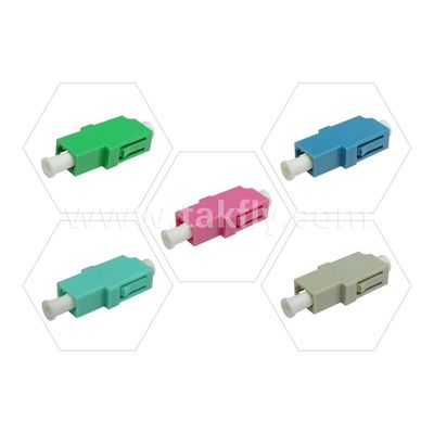 LC Adapter Kabel Coupler APC/UPC SM/MM Simplex/Duplex/Quad/6 Way/8 Way Fiber Optic Untuk Data Center FTTH