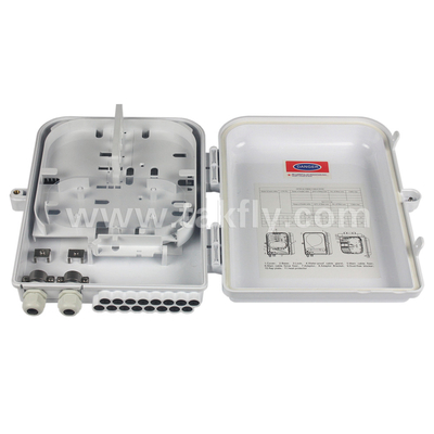 16 Port Fiber Optic Termination Box Berat Ringan Masukkan dan Tarik keluar Kehidupan 1000 kali FTTx Kabel Termination Box