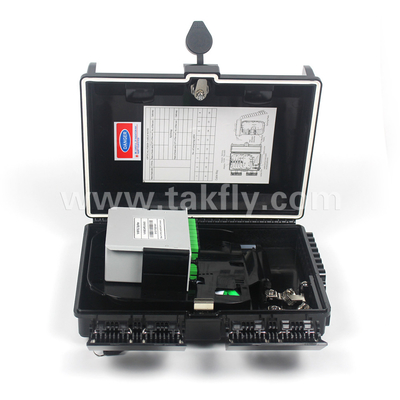 16 Port FTTx Fiber Cable Termination Box FTKS-1805-16E Berat Ringan Tekanan Atmosfer 70Kpa-106Kpa