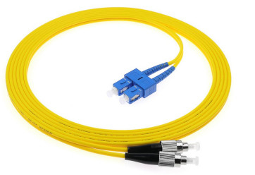 3.0mm SC-FC Simplex/Duplex Fiber Optic Patch Cord untuk konektivitas yang mulus di lingkungan yang keras